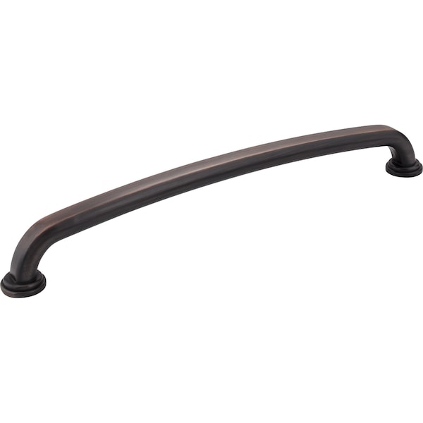 Jeffrey Alexander 12" Center-to-Center Brushed Oil Rubbed Bronze Bremen 1 Appliance Handle 527-12DBAC - main